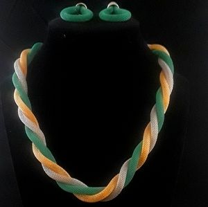 WEAVING NECKLACE JEWELRY SETS